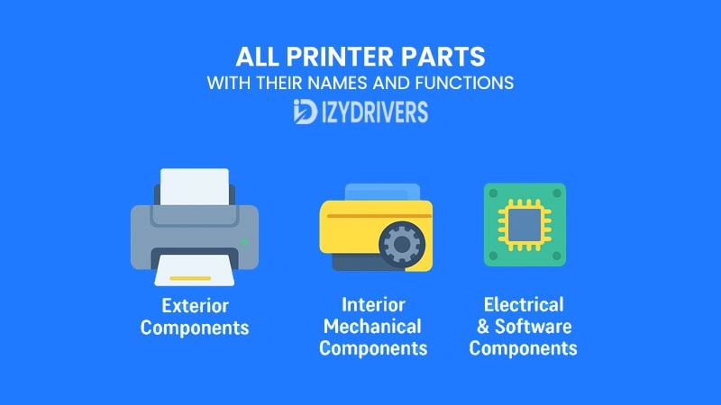 All Printer Parts with Their Names and Functions: Easy Breakdown for Users