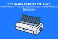 Dot Matrix Printers Explained: How They Work, Key Features, Pros & Cons, and Real-World Applications