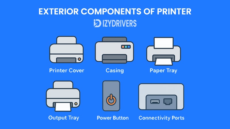 Exterior Components of Printer
