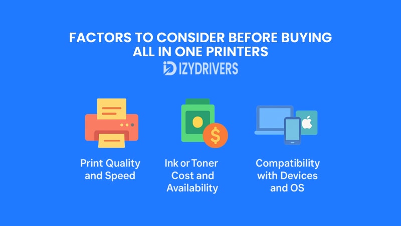 Factors to Consider Before Buying All in One Printers