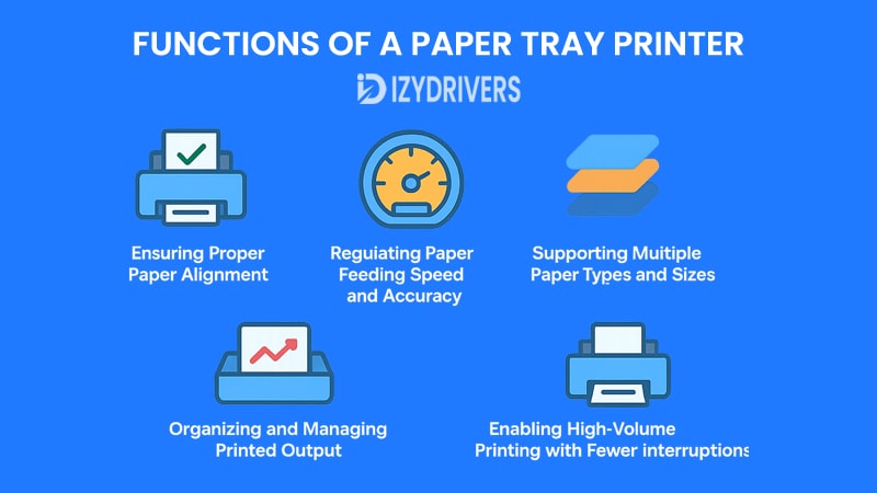 Functions of a Paper Tray Printer