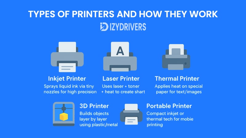 Types of Printers and How They Work
