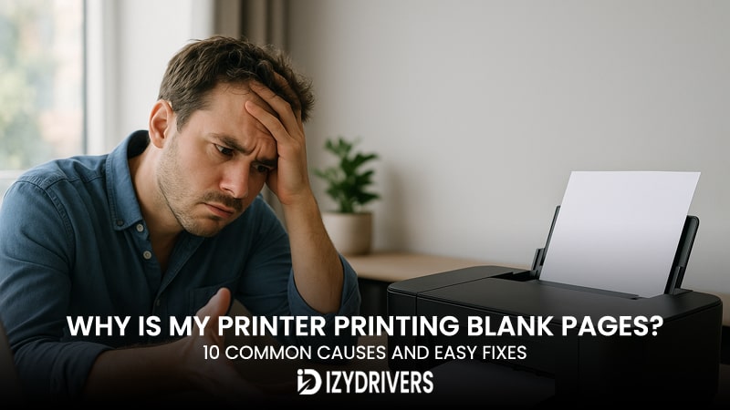 Why Is My Printer Printing Blank Pages? 10 Common Causes and Easy Fixes