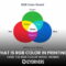 What Is RGB Color in Printing? How the RGB Color Model Works