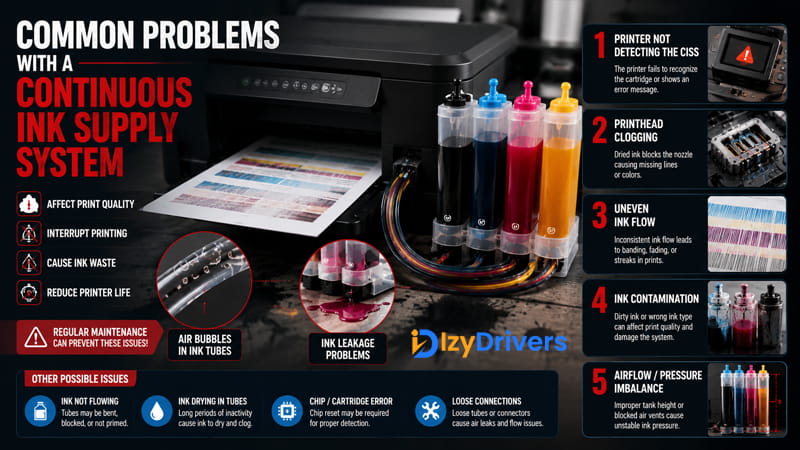 Common Problems With a Continuous Ink Supply System