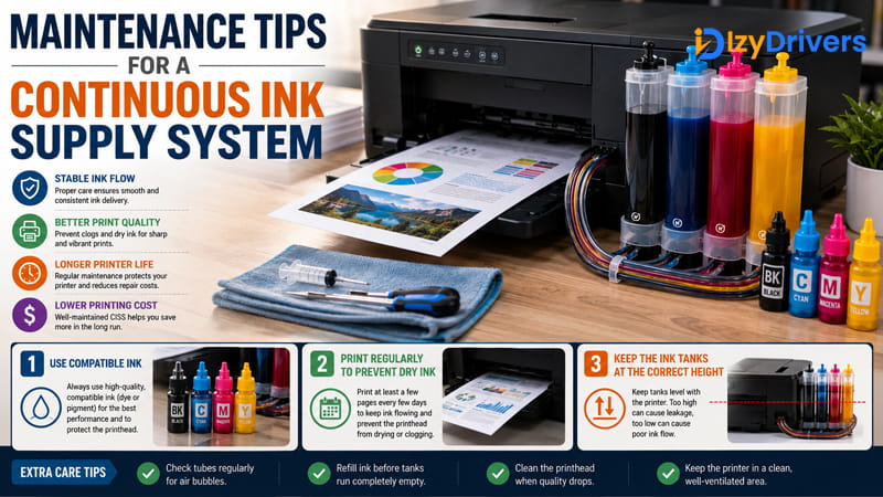 Maintenance Tips for a Continuous Ink Supply System